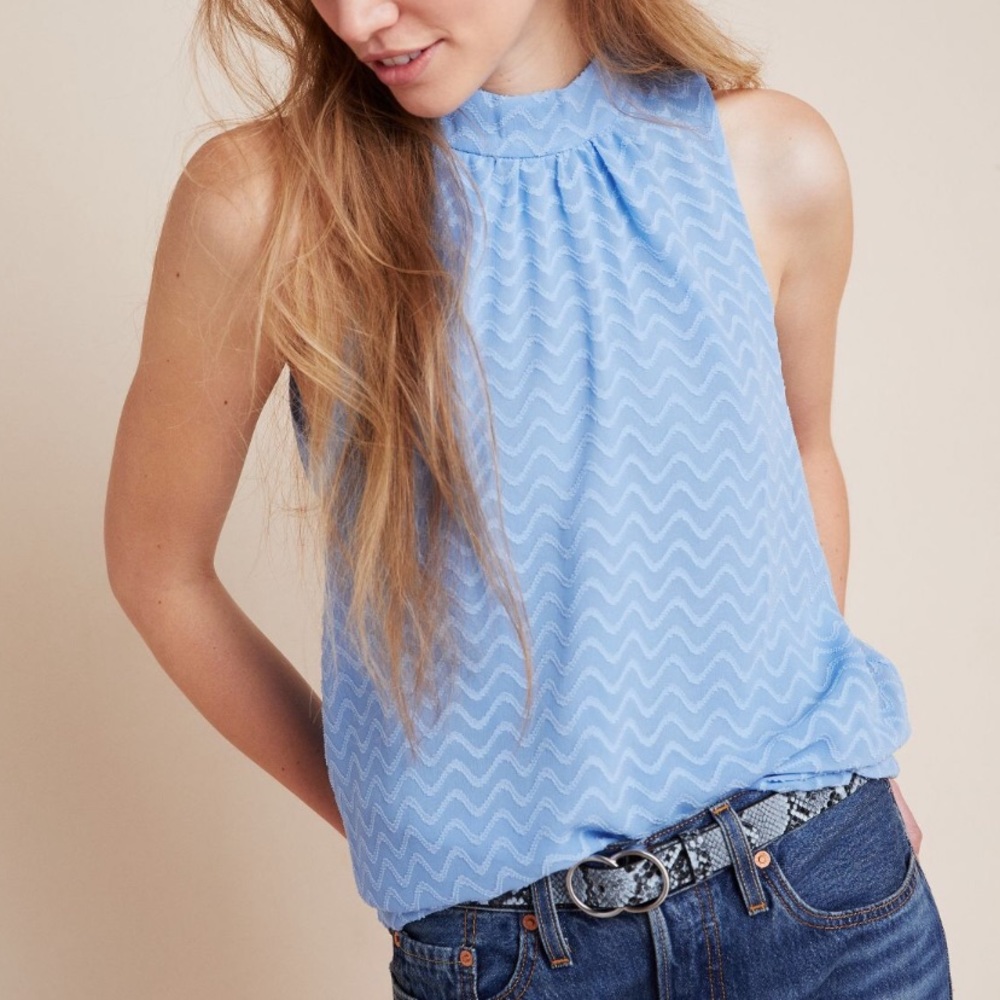 Blue Anthropologie halter